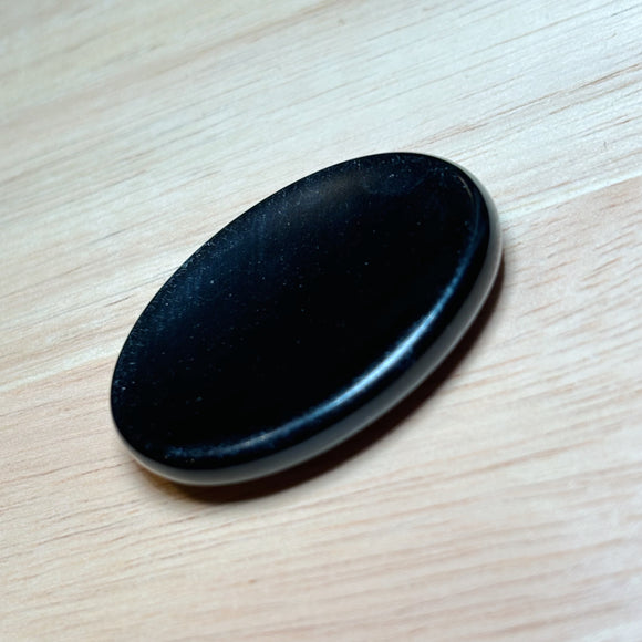 Black Onyx Palm Stone