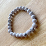 White Howlite Bracelet